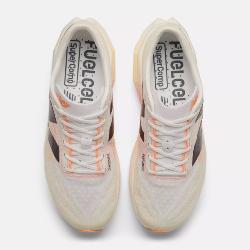 NEW BALANCE - FUELCELL SUPERCOMP ELITE v4 - White / Angora / Hot Mango