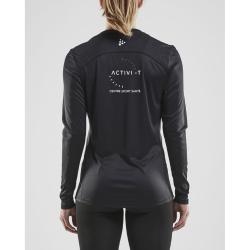 TEE-SHIRT MANCHES LONGUES FEMME ACTIVI-T - Noir