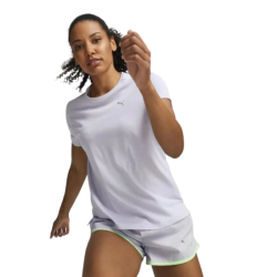 PUMA - TEE-SHIRT RUN FAVORITE HEATHER W - Lavender