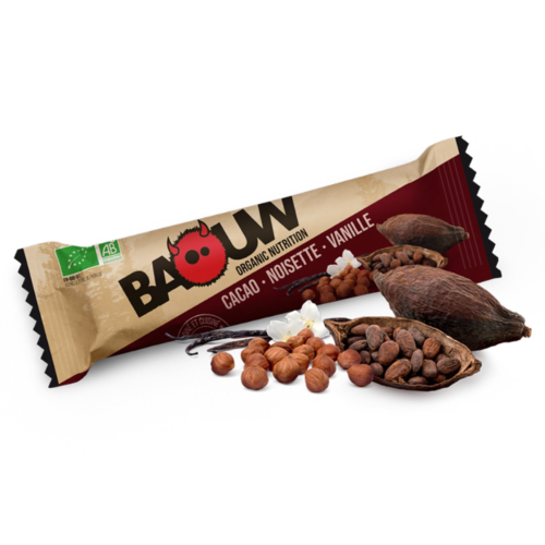 BAOUW - BARRE ÉNERGÉTIQUE BIO Cacao / Noisette / Vanille