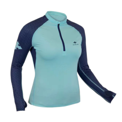RAIDLIGHT - MAILLOT DE TRAIL MANCHES LONGUES FEMME R-LIGHT - Ice Blue