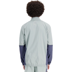 NEW BALANCE - GRAPHIC IMPACT RUN PACKABLE JACKET - Juniper