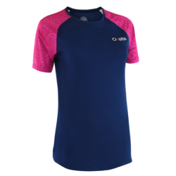 OXSITIS - TEE SHIRT TECHNIQUE ORIGIN W - Bleu Marine / Rose