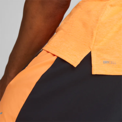 PUMA - TEE-SHIRT RUNNING RUN FAV HEATHER - Orange