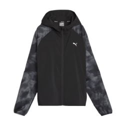 PUMA - VESTE RUN FAVORITE AOP WOVEN W - Black