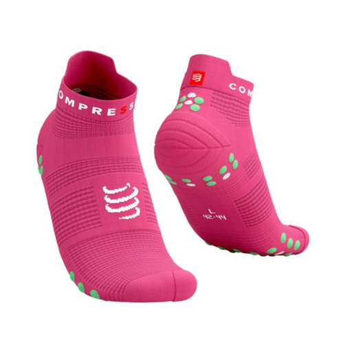 COMPRESSPORT - PRO RACING SOCKS V4.0 RUN LOW - Hot Pink