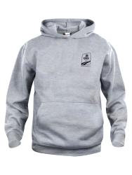 SWEAT JUNIOR BRODÉ EAPE - Gris / Noir
