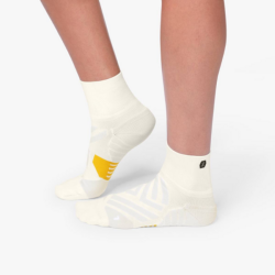 ON RUNNING - MID SOCKS W - White / Ice