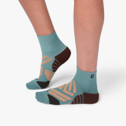 ON RUNNING - MID SOCKS W - Sea / RoseBrown