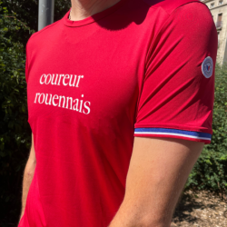 COUREUR DU DIMANCHE - TEE-SHIRT COUREUR ROUENNAIS - Rouge
