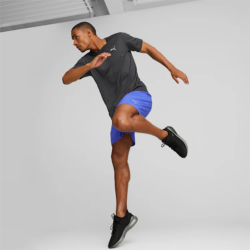 PUMA - TEE-SHIRT RUNNING RUN FAV HEATHER - Black