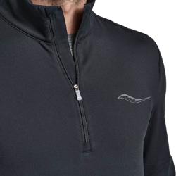 SAUCONY - VESTE SOLSTICE 1/4 ZIP HOMME - Black