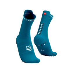 COMPRESSPORT - PRO RACING SOCKS V4.0 RUN HIGH - Mosaic Blue / Magnet