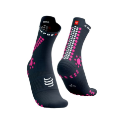 COMPRESSPORT - PRO RACING SOCKS V4.0 TRAIL - Magnet / Magenta