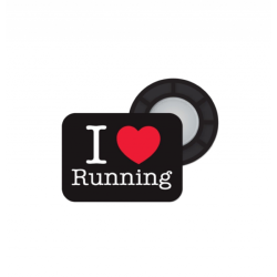BIBBITS - PORTE DOSSARD MAGNÉTIQUE - I Love Running