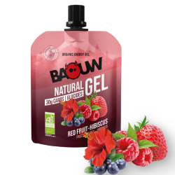 BAOUW - GEL ÉNERGÉTIQUE NATUREL BIO - Fruits Rouges / Hibiscus