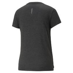 PUMA - TEE-SHIRT RUN FAVORITE HEATHER W - Black